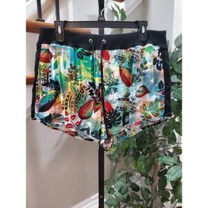 Shift Women's Multicolor 100% Rayon Mid Rise Comfort Waist Skort Size X-Large